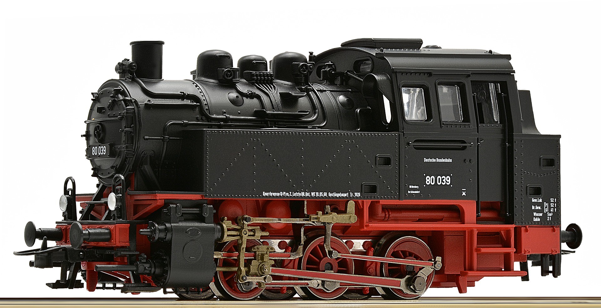 H0 - Parní lokomotiva BR 80 - Roco 63338 | Vlaky Zezulka