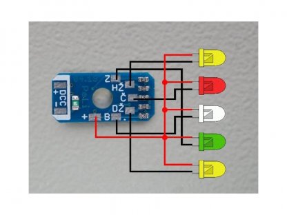Dekodér pro světelné návěstidlo 2 - PeLi SD05B02