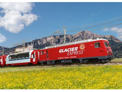 G - Elektrická lokomotiva HGe 4/4 II - Glacier Express / DCC zvuk - LGB 23101