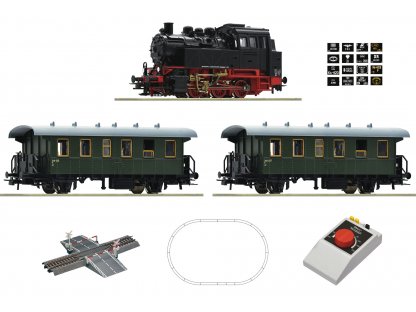 H0 - Analogový set / Parní lokomotiva BR 80 ČSD - Roco 5100001