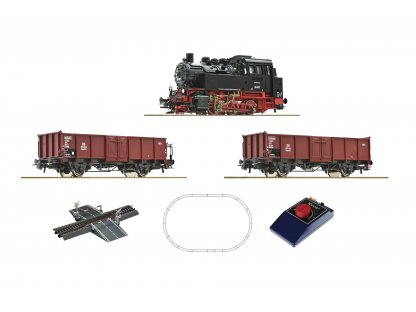 H0 - Analogový set - Parní lokomotiva BR 80 - Roco 51159