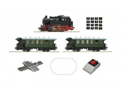 H0 - Analogový set - Parní lokomotiva BR 80 - Roco 51161