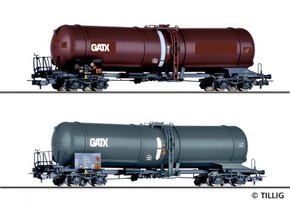 H0 - Cisternový vůz GATX / typ Zans  - Tillig 70069
