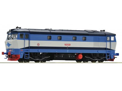 H0 - Dieselová lokomotiva 751 229-6 Bardotka ČD - Roco 70924