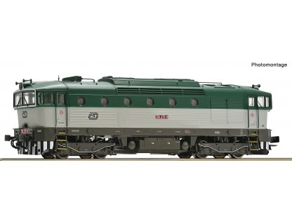 H0 - Dieselová lokomotiva Brejlovec 750 275-0 ČD / DCC zvuk - Roco 7310034
