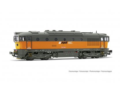 H0 - Dieselová lokomotiva Brejlovec řady 753.7 AWT - Rivarossi HR2928