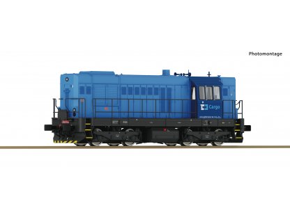 H0 - Dieselová lokomotiva Kocour Rh 742 ČD Cargo / DCC zvuk - Roco 7310004