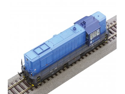 H0 - Dieselová lokomotiva Kocour Rh 742 ČD Cargo / DCC zvuk - Roco 7310004