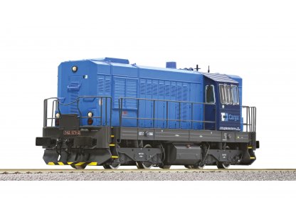 H0 - Dieselová lokomotiva Kocour Rh 742 ČD Cargo / DCC zvuk - Roco 7310004