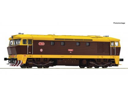 H0 - Dieselová lokomotiva Zamračená 752 068-7 / DCC zvuk - Roco 7310026
