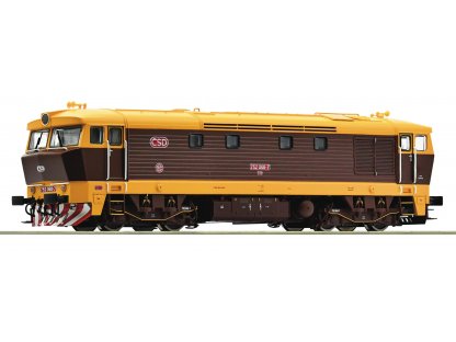 H0 - Dieselová lokomotiva Zamračená 752 068-7 - Roco 7300026