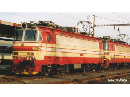 H0 - Elektrická lokomotiva BR 240 - Laminátka ČD - PIKO 51396