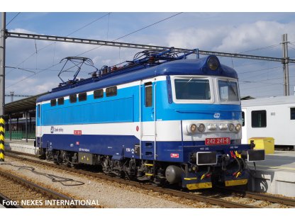 H0 - Elektrická lokomotiva Rh 242 / DCC zvuk - Plecháč ČD epocha VI - PIKO 97411