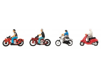 H0 figurky - Motocyklista - Faller 151669