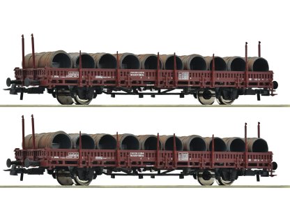 H0 - Klanicový vůz s nákladem ÖBB / typ Ks - Roco 6600120