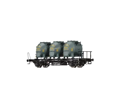 H0 - Kontejnerový vůz řady BTs30 / ČSD - BRAWA 50925