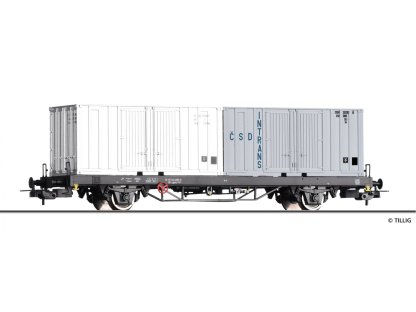 H0 - Kontejnerový vůz typu Lgkks 4444 - Tillig 77073