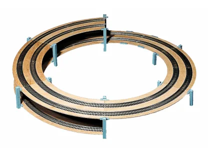 H0 - Kruhové stoupání dvoukolejné rozšiřující / rádius 360 - 437 mm - Noch 53004