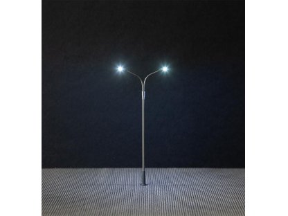 H0 - LED Pouliční lampa dvou ramenná - Faller 180201