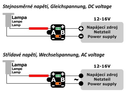 H0 - Nádražní lampa typ C / LED žluté světlo - JM DETAL 411101