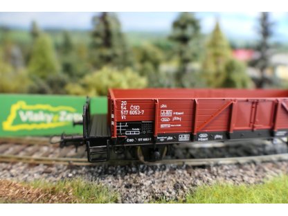 H0 - Otevřený vůz s plošinou typ Vt / ČSD - Roco 6600118