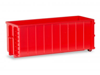 H0 - Přepravní kontejner žebrovaný / barva červená - Herpa 053884