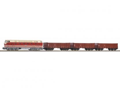 H0 - Set s Dieslovou lokomotivou BR 119 - kolejivo s podložím - PIKO 57138
