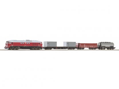 H0 - Set s Dieslovou lokomotivou BR 130 ČSD - kolejivo s podložím - PIKO 97935