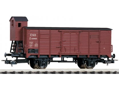 H0 - Uzavřený vůz s brzdařskou budkou G02 / ČSD - PIKO 54006