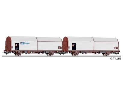 H0 - Vůz s posuvnou stěnou typu Laails 142.1 / ČD Cargo - Tillig 70078