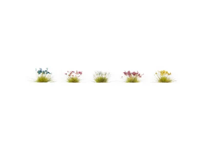 Kvetoucí trsy různé barvy - výška 9 mm - Noch 06800