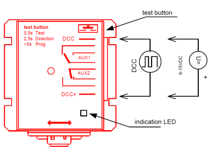 Motorový přestavník pro spodní zástavbu / DCC - mtb DP10