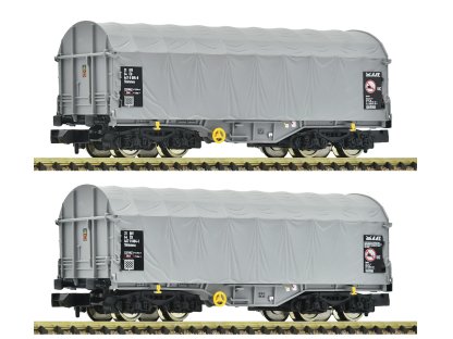 N - Čtyřnápravový vůz s posuvnou plachtou, typ Shimmns / ČD - Fleischmann 6660087