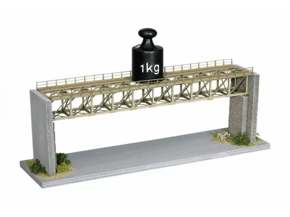 N - Ocelový most / délka 102 mm - Noch 62810