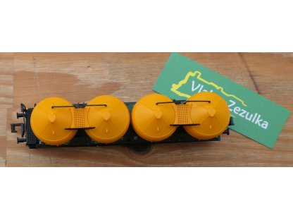 N - Set vozů na sypké hmoty / typ Uacs Raj ČSD - Trix 18292