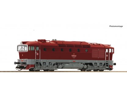 TT - Dieselová lokomotiva T 750 4048 ČSD / DCC zvuk - Roco 7390014