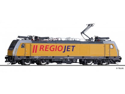 TT - Elektrická lokomotiva RegioJet 386 - Tillig 05034