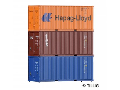 TT - Kontejnery 20' Hapag-Lloyd AG - Tillig 07706