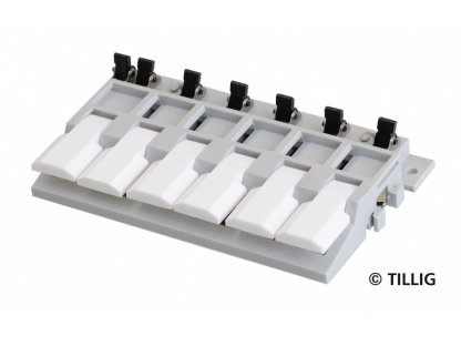 H0/TT - Ovládací klávesnicoví pult pro výhybky a úseky - Tillig 08211