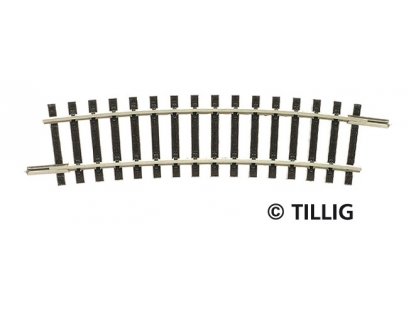 TT - R12 oblouková kolej R 310 mm/ 15° - Tillig 83110