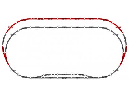 TT - Rozšiřující set kolejí - paralelní okruh díl 1 - Tillig 01834