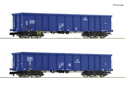 TT - Set otevřených vozů Eanos PKP Cargo - Roco 37651