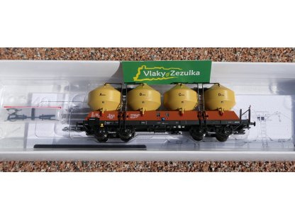 TT - Vůz na sypké hmoty Raj / ČSD Praha / typ Uacs - Igra model 96400000