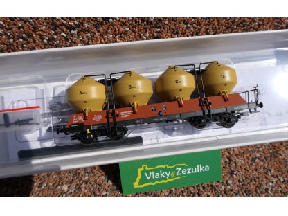 TT - Vůz na sypké hmoty Raj / ČSD Praha / typ Uacs - Igra model 96400000