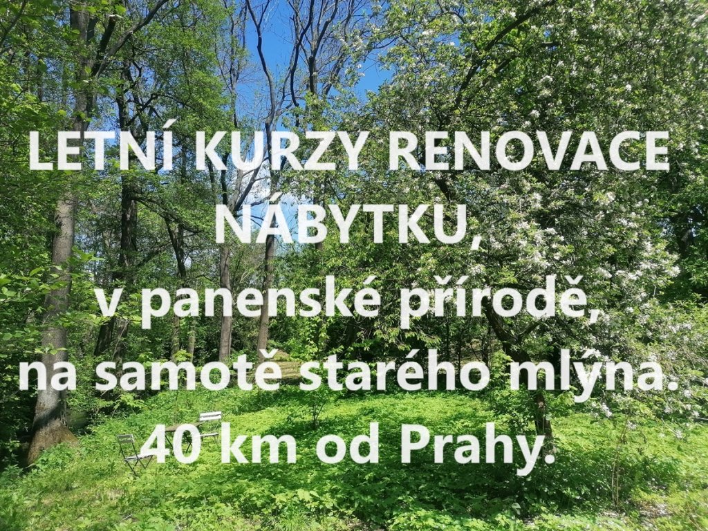 21.9. 2024 - SOBOTA - KURZ RENOVACE povrchové úpravy NÁBYTKU 