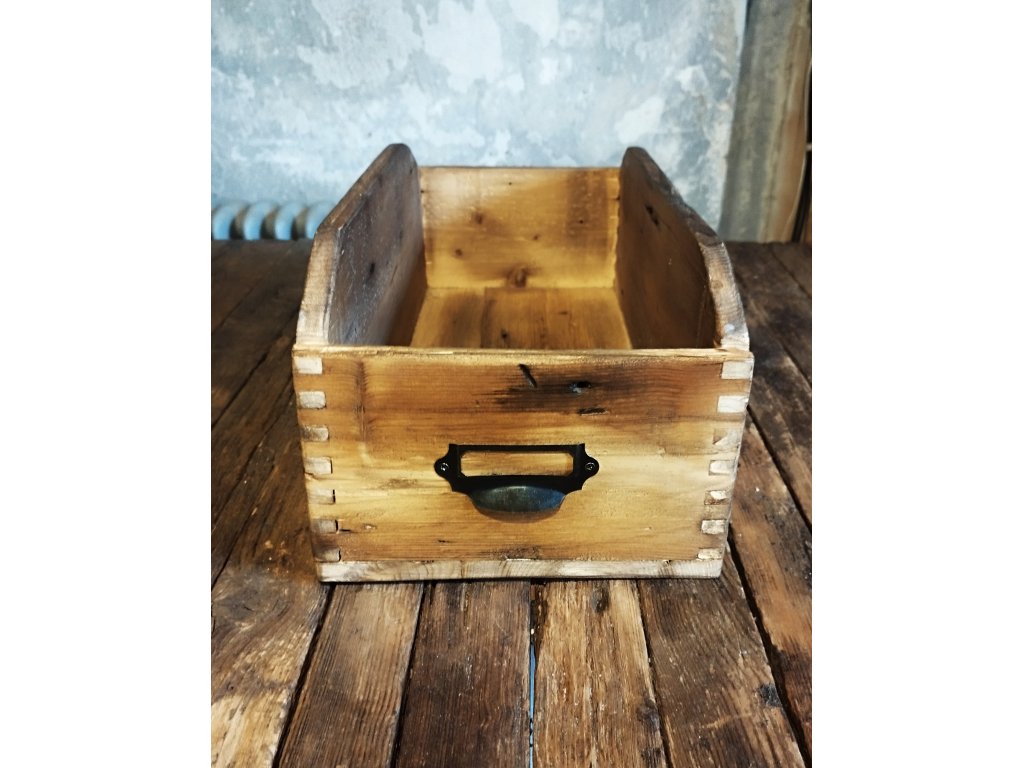 BOX MADE OF OLD WOOD - TEN