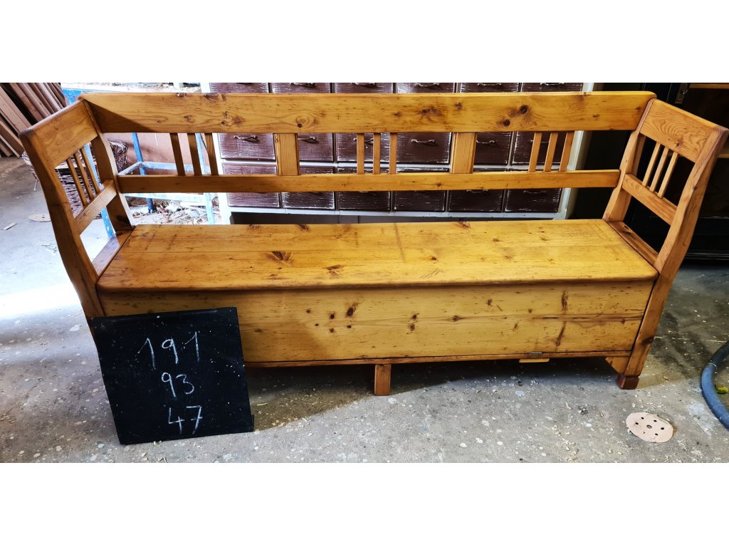 OLD MASSIVE BENCH - 204 CM