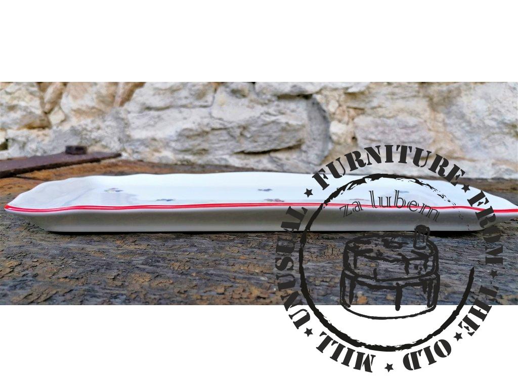 HÁZENKY - ČERVENÝ LEM - mísa HRANATÁ - 33 cm