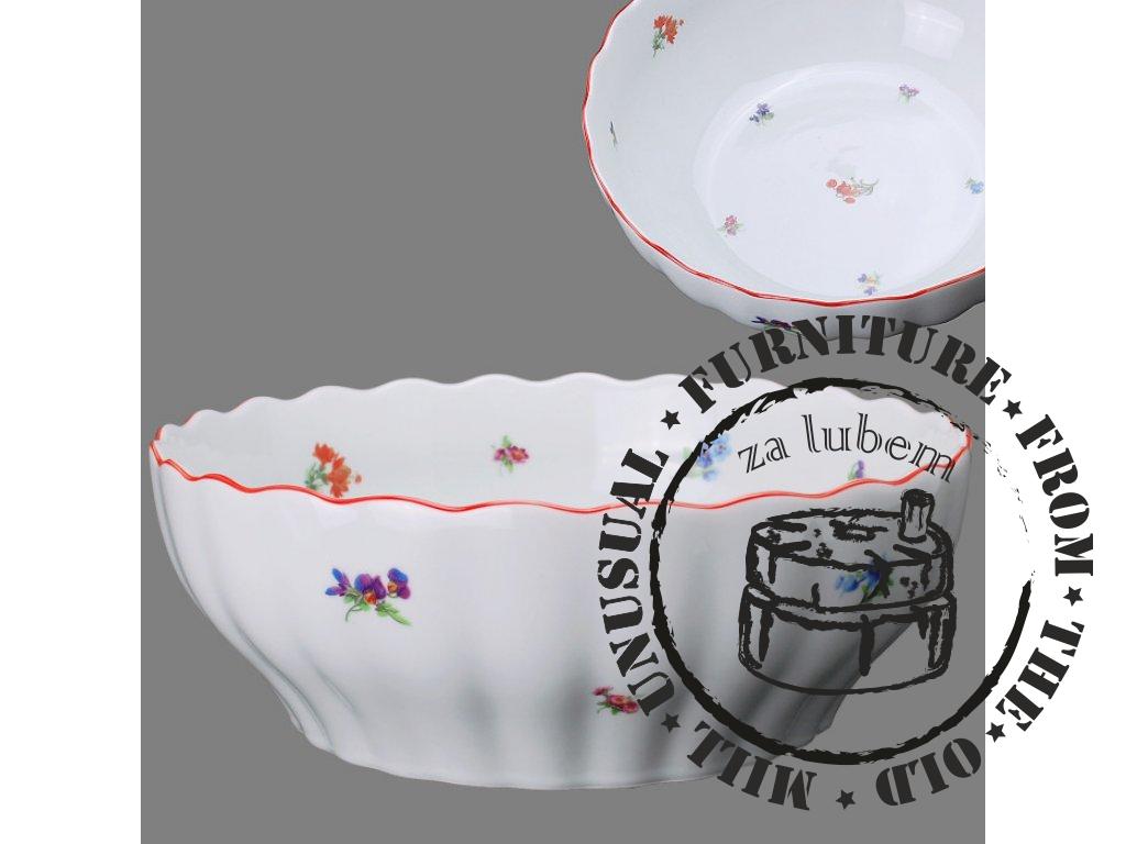 HÁZENKY - ČERVENÝ LEM - mísa SALÁTOVÁ - 26,5 cm