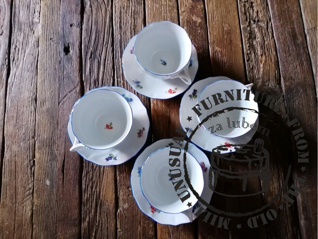 HÁZENKY - MODRÝ LEM LEM - ŠÁLEK S PODŠÁLKEM - 210 ML